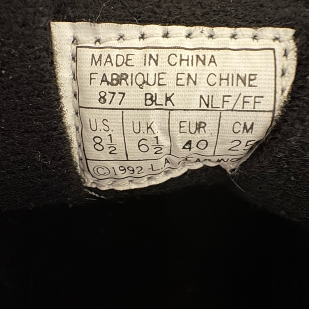 L.A. Gear Black Ankle Boots,‎ Vintage 1992, little wear, 8.5 - Picture 5 of 6